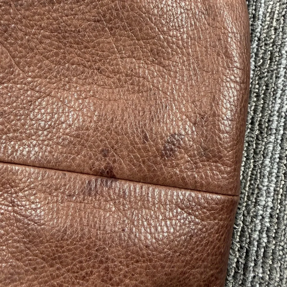 Fossil Brown Pebbled Leather Shoulder Bag style # 75082 - Picture 6 of 9